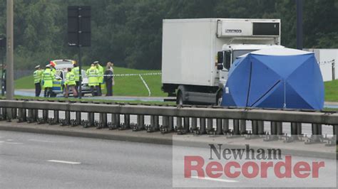 Officers and paramedics were sent to the scene along. . A13 accident beckton
